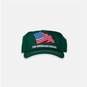 Winslow Cotton Unisex Hat American Dream Green and Red